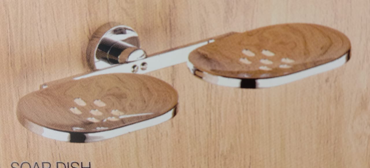 MASTER PIECE BRASS DUAL SOAP DISH CODE PR010